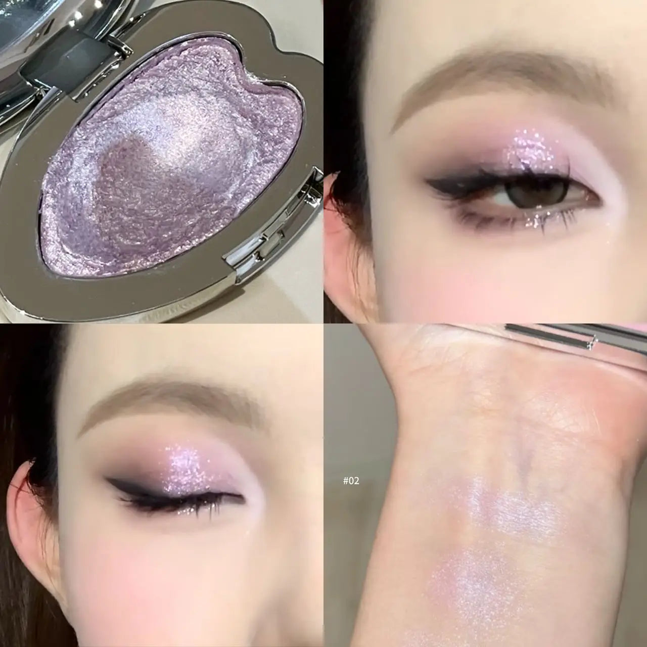 Sombra de ojos lavanda nacarada