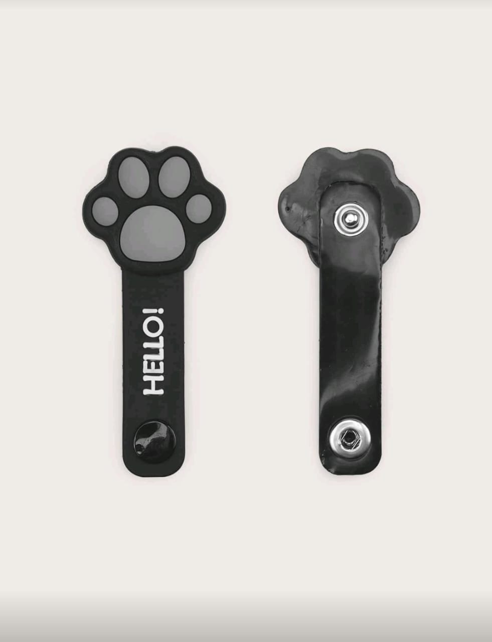 Organizador de cables pata de gato negro