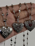 Relicarios en forma de corazón