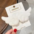 Pinzas para el Cabello con Alas de Ángel de Peluche