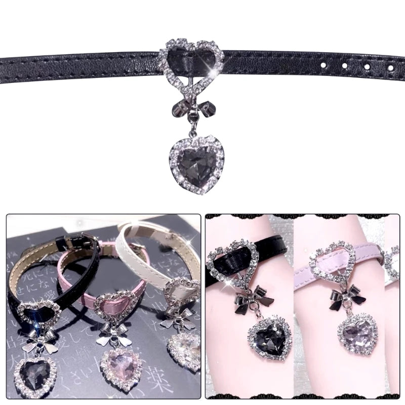colgante/pulsera con dije en forma de corazón