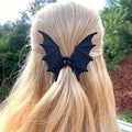 Pinza para el cabello punk con forma de murciélago
