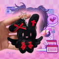 Llavero de conejo negro NEEDY STREAMER OVERLOAD (Ame-Chan)