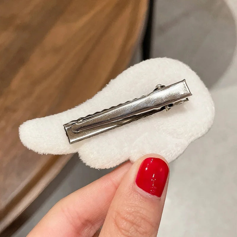 Pinzas para el Cabello con Alas de Ángel de Peluche