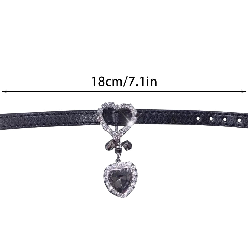 colgante/pulsera con dije en forma de corazón