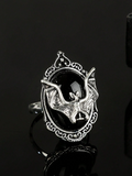 Anillo de múrcialo con piedra negra