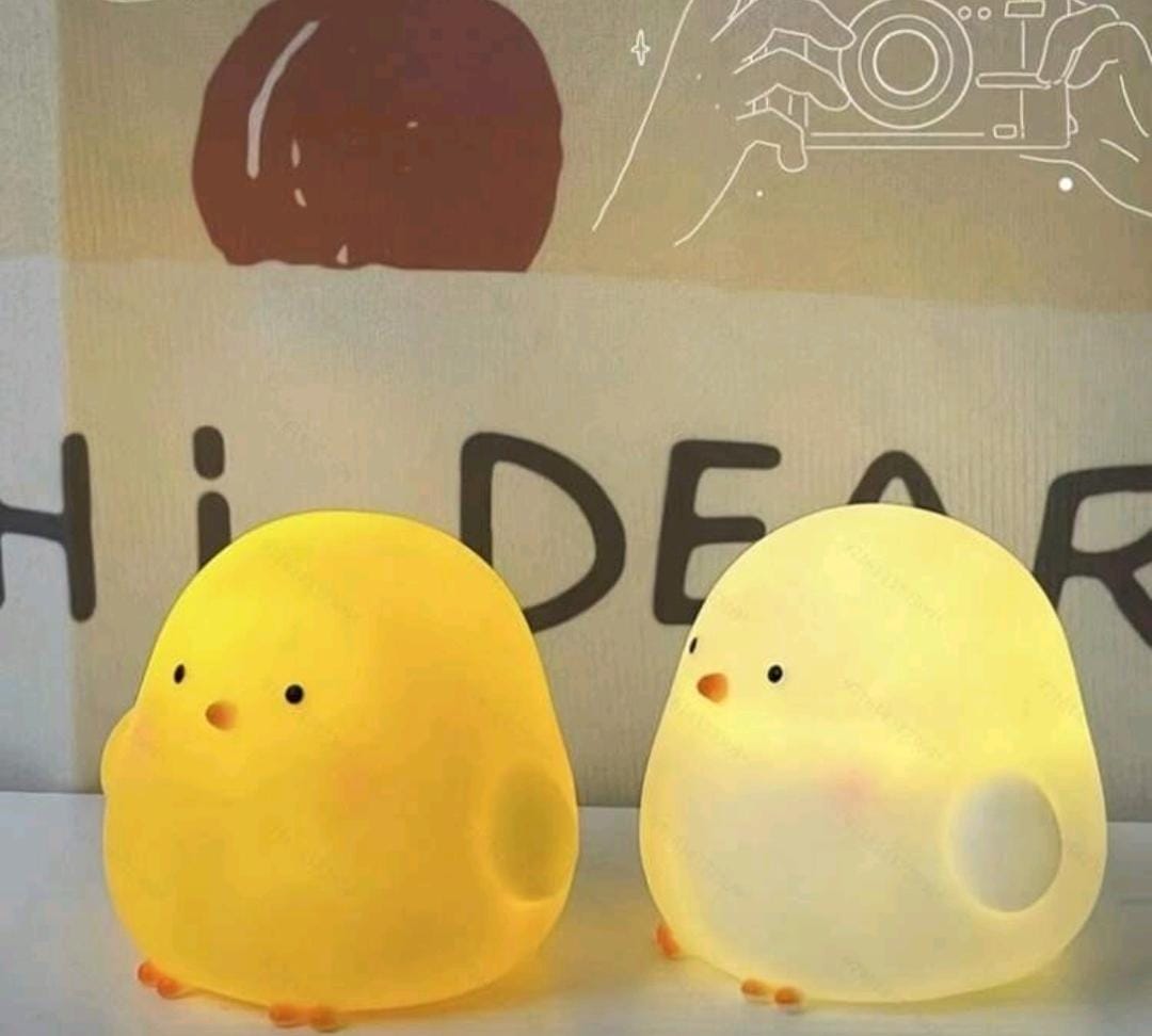 Luz de noche con forma de pollito