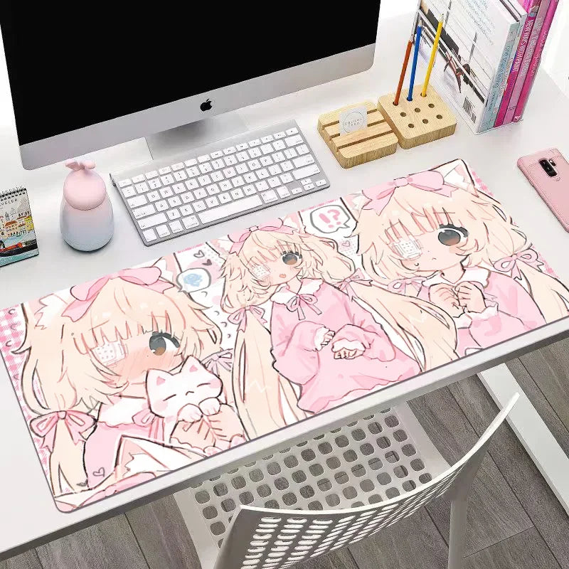 Alfombrilla de Ratón XXL Rosa de Anime