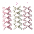 Set de 5 clips de lazos pequeños