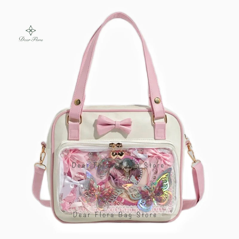 Bolso Ita Y2K Rosa con Lazo Rosa